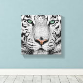 White Tiger Leinwanddruck (Insitu (Holzboden))