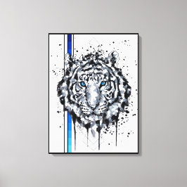 White Tiger Leinwanddruck
