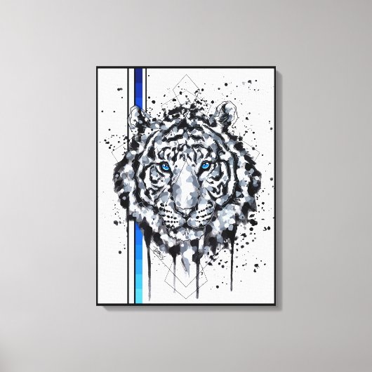 White Tiger Leinwanddruck (Vorderseite)