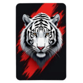 White Tiger Magnet (Vertikal)