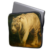 White Tiger Majestät - Stilvolle Wildlife Art Prin Laptopschutzhülle (Vorderseite Links)