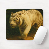 White Tiger Majestät - Stilvolle Wildlife Art Prin Mousepad (Mit Mouse)