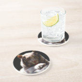 White Tiger Mirage Sandstein Untersetzer (Seite)