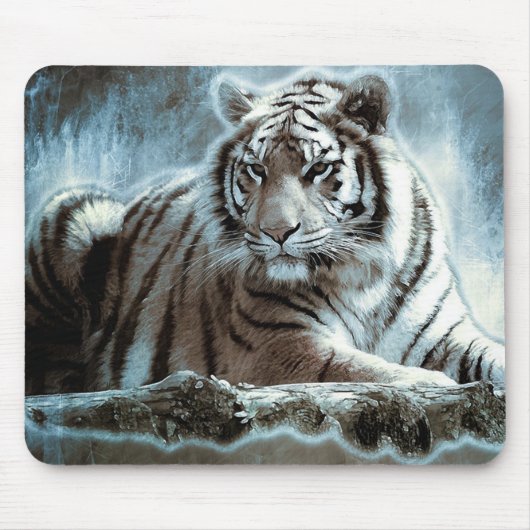 White Tiger Mousepad (Vorne)