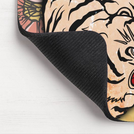 White Tiger Mousepad (Ecke)