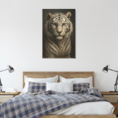 White Tiger – Mystical Fantasy Portrait – ManJiang Leinwanddruck (Insitu (Schlafzimmer))