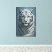 White Tiger – Mystical Fantasy Portrait – ManJiang Leinwanddruck (Insitu (Holzboden))