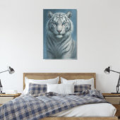 White Tiger – Mystical Fantasy Portrait – ManJiang Leinwanddruck (Insitu (Schlafzimmer))