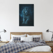 White Tiger – Mystical Fantasy Portrait – ManJiang Leinwanddruck (Insitu (Schlafzimmer))