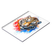 White Tiger Notizblock (Linke Seite)