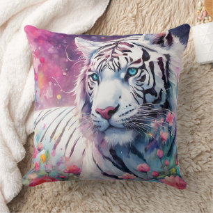White Tiger - Pillow Kissen