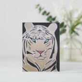 WHITE TIGER POSTCARD 2 POSTKARTE (Stehend Vorderseite)