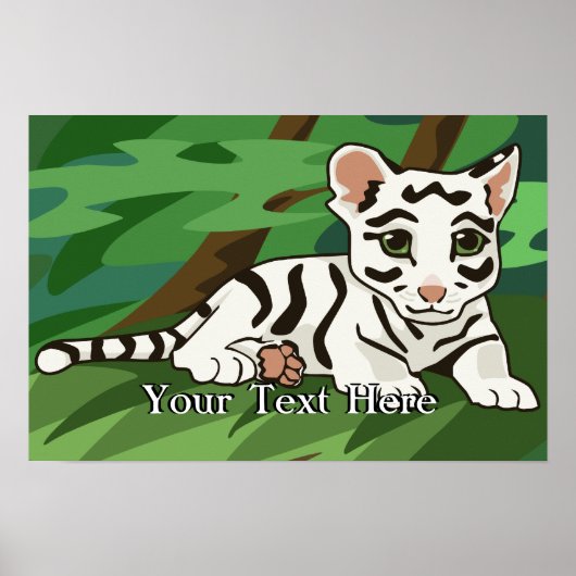 White Tiger Poster (Vorne)
