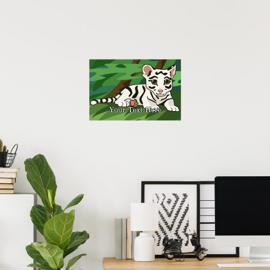 White Tiger Poster (Heimbüro)