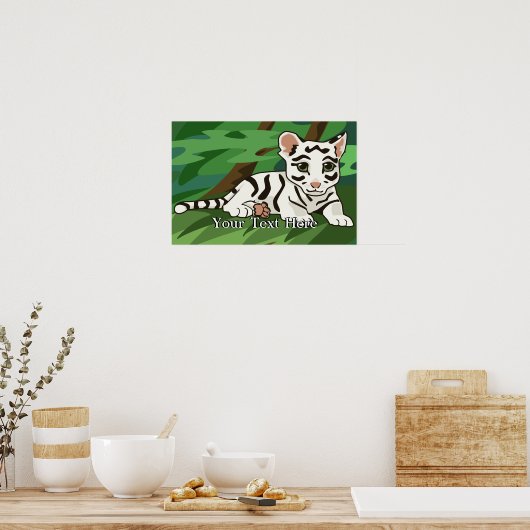 White Tiger Poster (Küche)