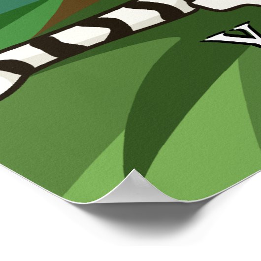 White Tiger Poster (Ecke)