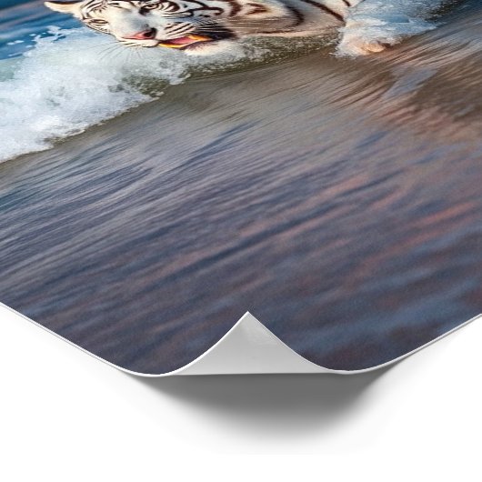 White Tiger Poster (Ecke)