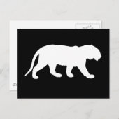 White Tiger Postkarte (Vorne/Hinten)