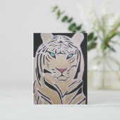 WHITE TIGER POSTKARTE (Stehend Vorderseite)