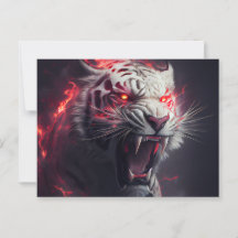 White-Tiger-Postkarten