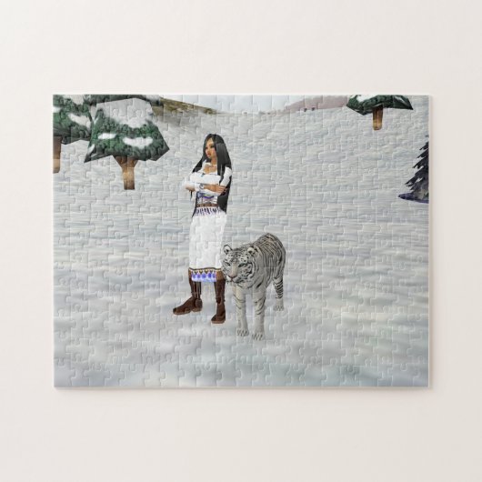 White Tiger Puzzle (Horizontal)