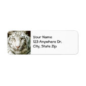 White Tiger Return Labels (Vorne)