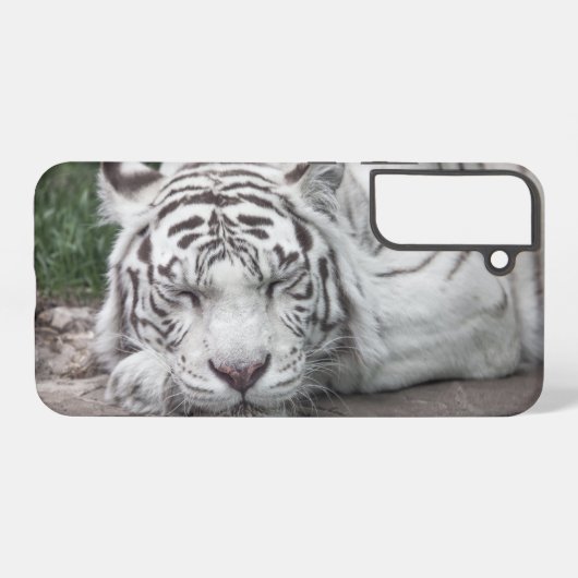 White Tiger Samsung Galaxy Hülle (Rückseite (Horizontal))
