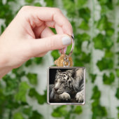 White Tiger Schlüsselanhänger (Hand)