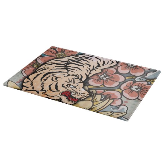 White Tiger Schneidebrett (Ecke)