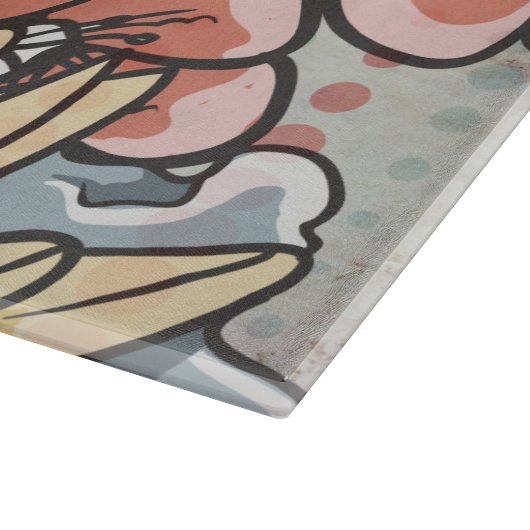 White Tiger Schneidebrett (Ecke)