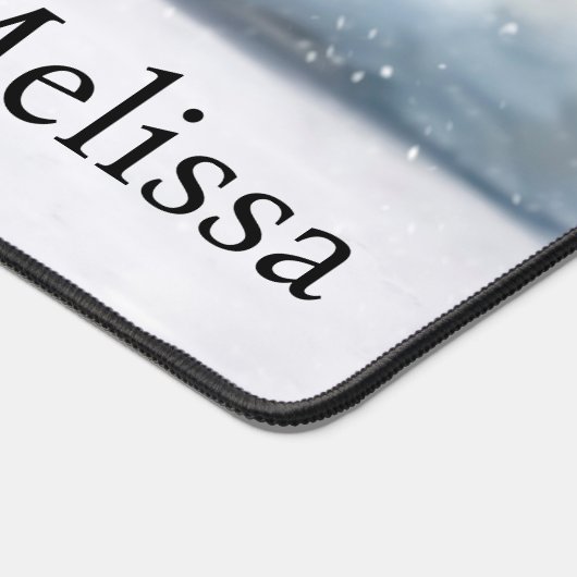 White Tiger Schreibtischunterlage (Ecke)