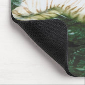 White Tiger Schwimmen friedlich Mousepad (Ecke)