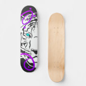 White Tiger Skateboard (Vorderseite)