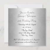 White Tiger skin Birthday party Einladung (Rückseite)