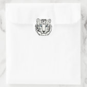 White Tiger Sticker (Tasche)