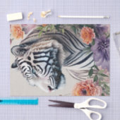 White Tiger Stripes Seidenpapier (Handwerk)