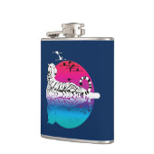 White Tiger Sunset Flachmann (Links)