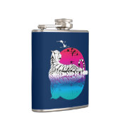 White Tiger Sunset Flachmann (Rechts)