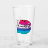 White Tiger Sunset Glas (Vorderseite)