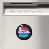 White Tiger Sunset Magnet (In Situ (Geschirrspüler))