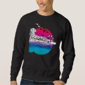 White Tiger Sunset Sweatshirt (Vorderseite)