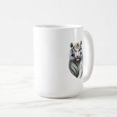 White Tiger Tasse (VorderseiteRechts)