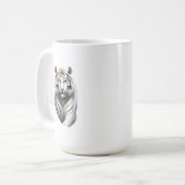 White Tiger Tasse (Vorderseite Links)