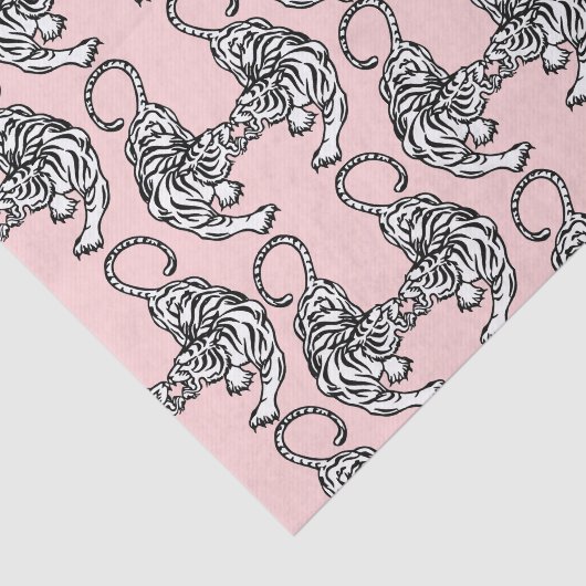White Tiger Tissue Paper Seidenpapier (Ausschnitt)