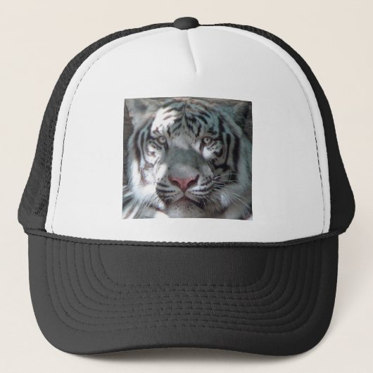 White Tiger Trucker Hat Truckerkappe (Vorderseite)