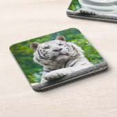 White Tiger Untersetzer (Linke Seite)