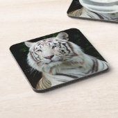 White Tiger Untersetzer Set (Linke Seite)