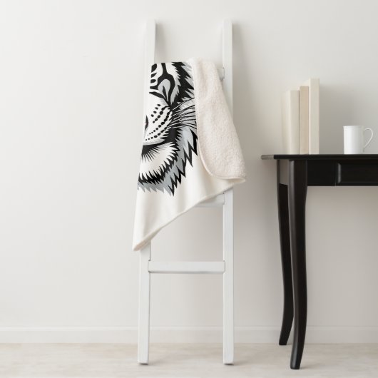 White tiger with blue eyes sherpadecke (Beispiel)