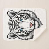 White tiger with blue eyes sherpadecke (Vorderseite (Horizontal))