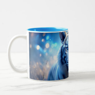 White Tiger Zweifarbige Tasse